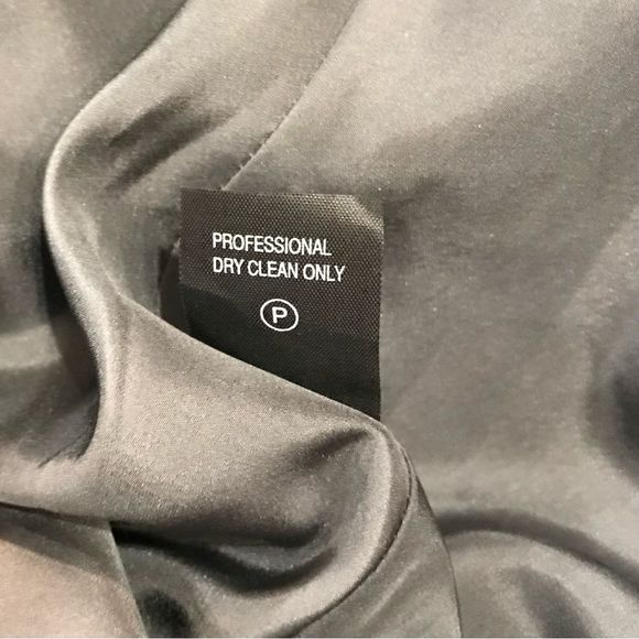 VIVIANNE TAM DRESS 100% SILK GREY GRAY LAYERED BABYDOLL SWEETHEART NECKLINE EUC - Picture 14 of 15